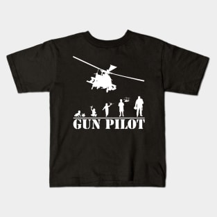 Gun Pilot - Progression of the Gun Pilot Kids T-Shirt